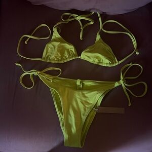 SKIMS NEON YELLOW BIKINI 👙